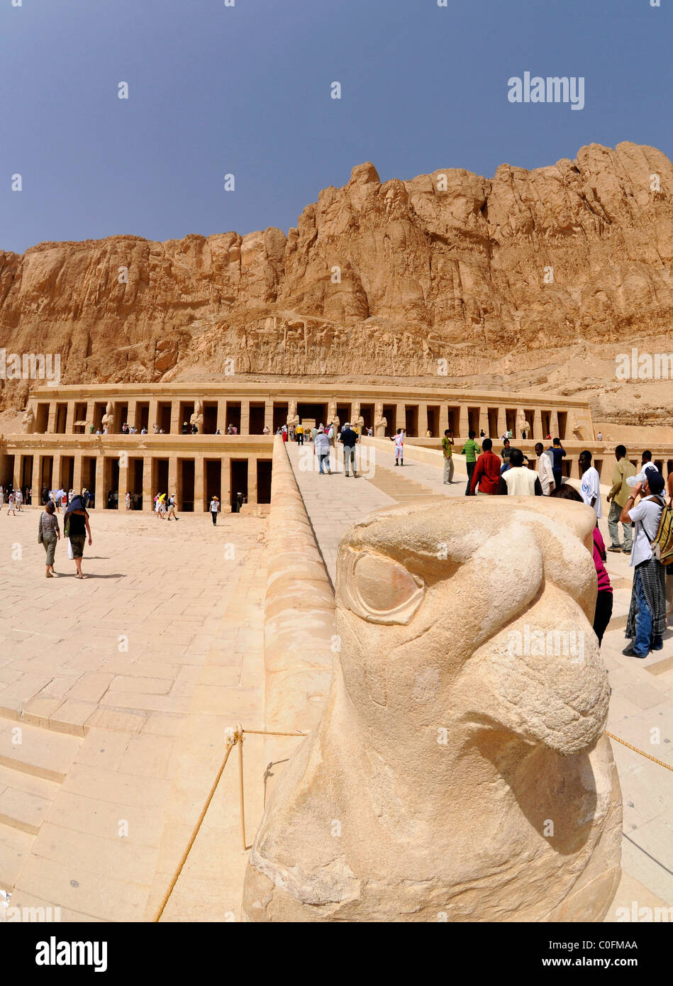 Tempel der Königin Hatschepsut, Luxor, Ägypten Stockfoto