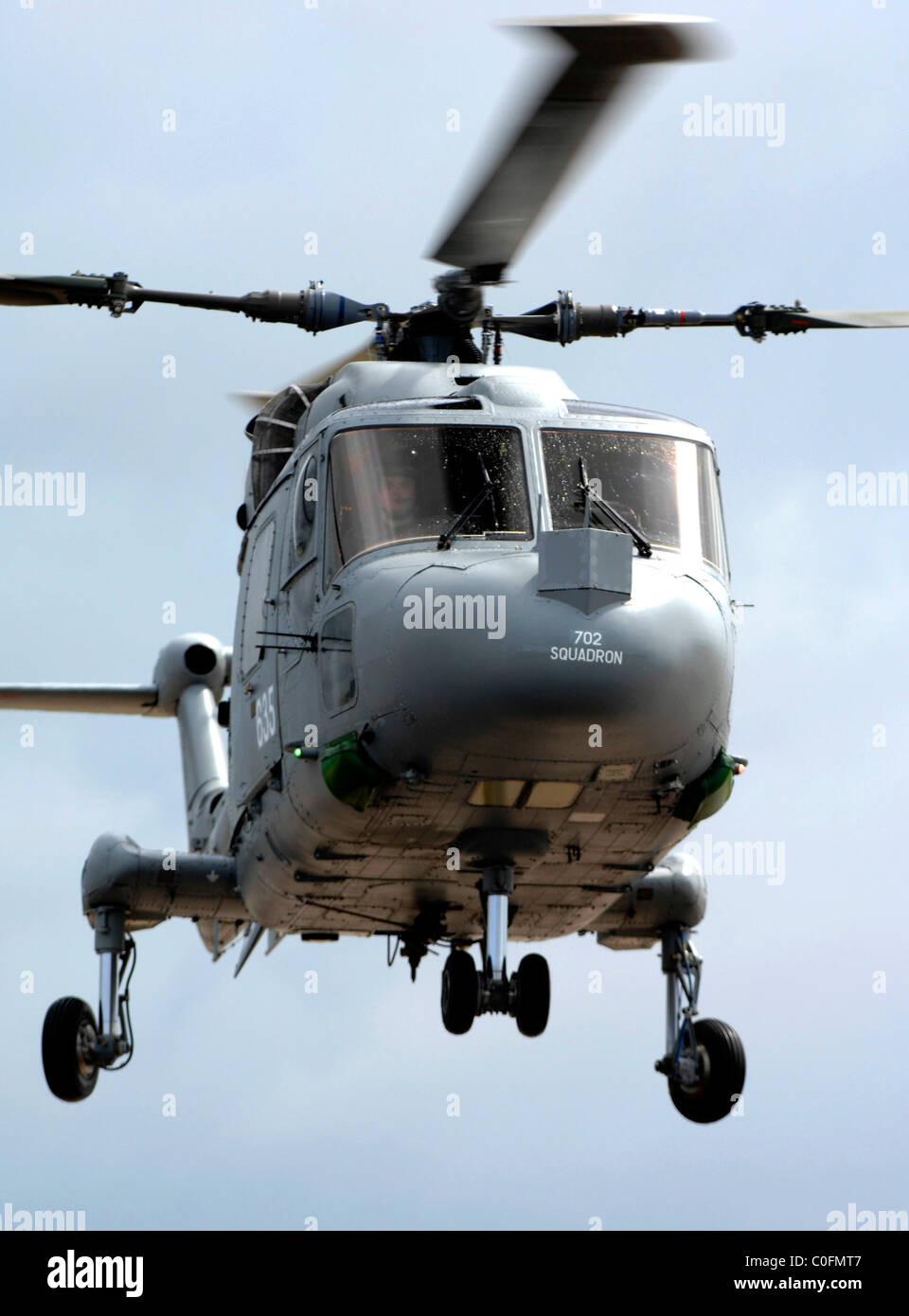 Der Westland Lynx ist ein britischer militärischer Mehrzweck-Hubschrauber. Stockfoto