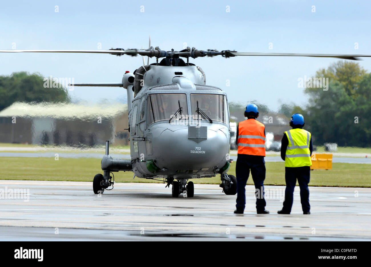 Der Westland Lynx ist ein britischer militärischer Mehrzweck-Hubschrauber. Stockfoto