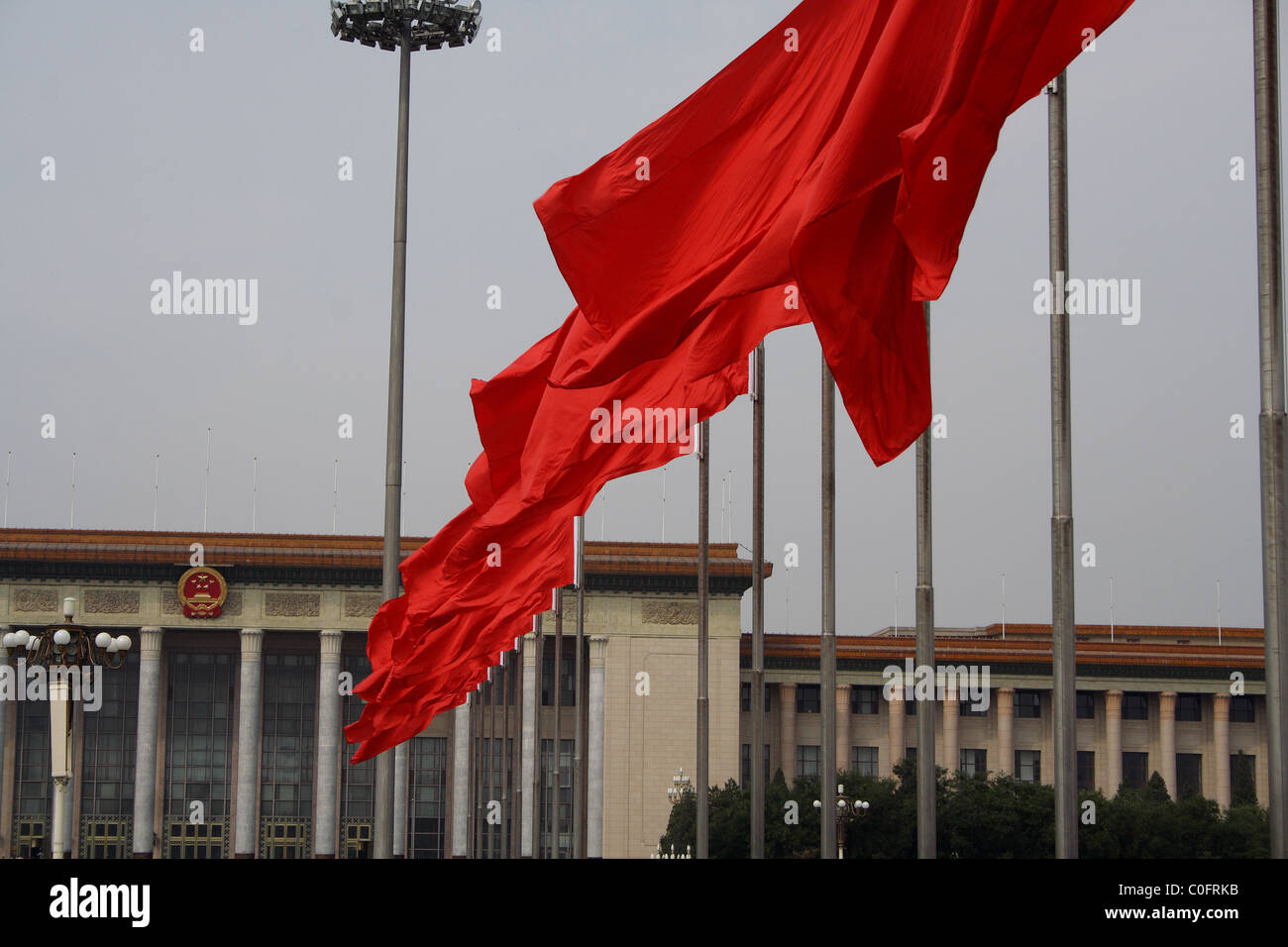 Tienanmen-Platz, große Halle des Volkes, Peking, China Stockfoto