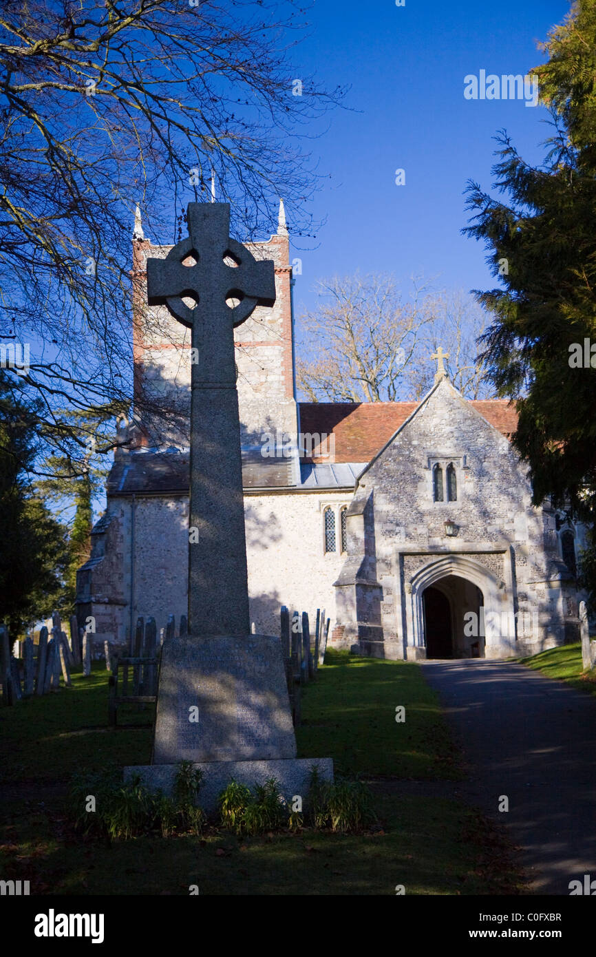 Hambledon Kirche Stockfoto