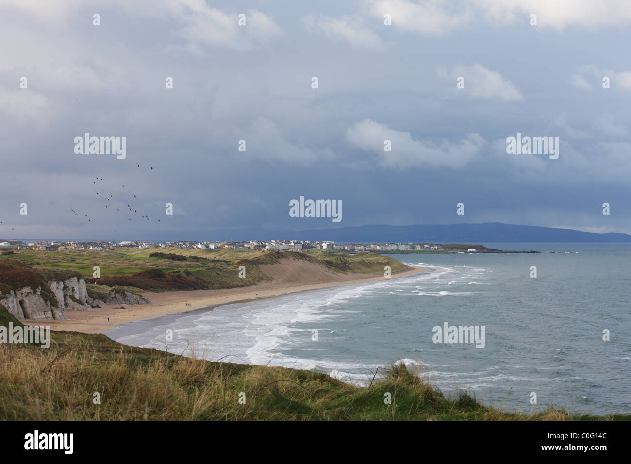 Northern Ireland-Causeway-Küste Stockfoto