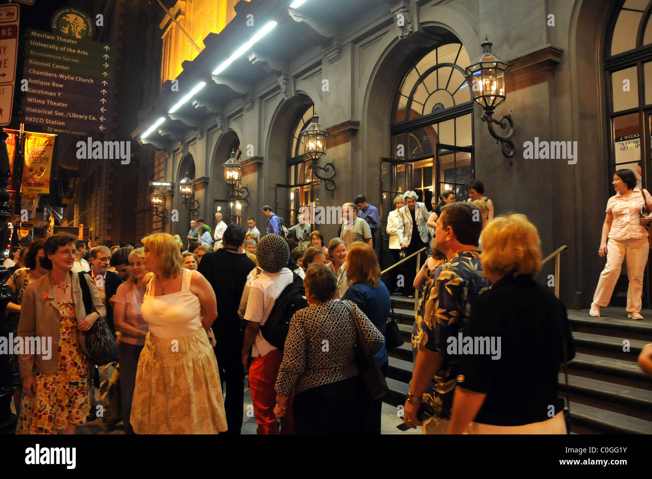 Atmosphäre der Pennsylvania Ballett-Premiere von "Karneval der Tiere" Opening Night Party Philadelphia, Pennsylvania- Stockfoto