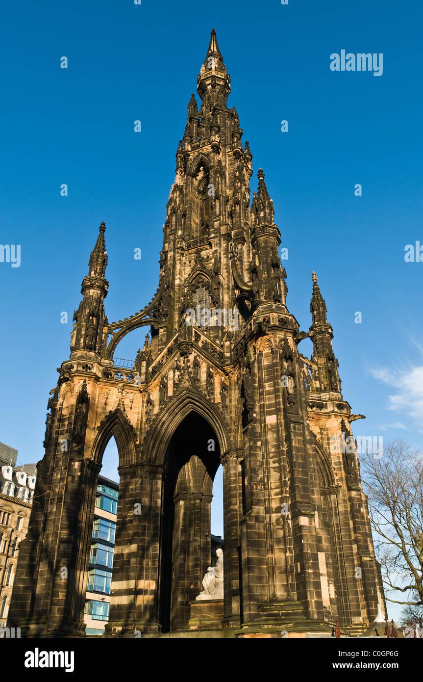 dh Walter Scott Monument Denkmal PRINCES ST GARDENS EDINBURGH Sir Walter Scott Stockfoto