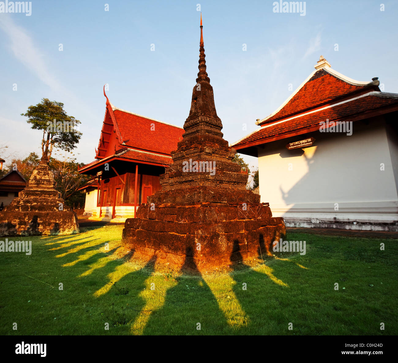 Tempel in Trat, Thailand Stockfoto