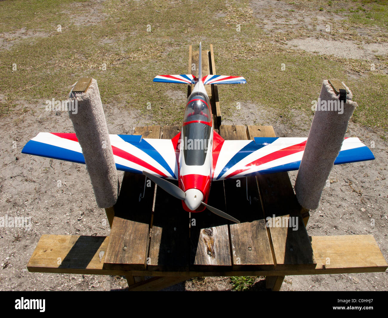 RC Modellflugzeug. Stockfoto