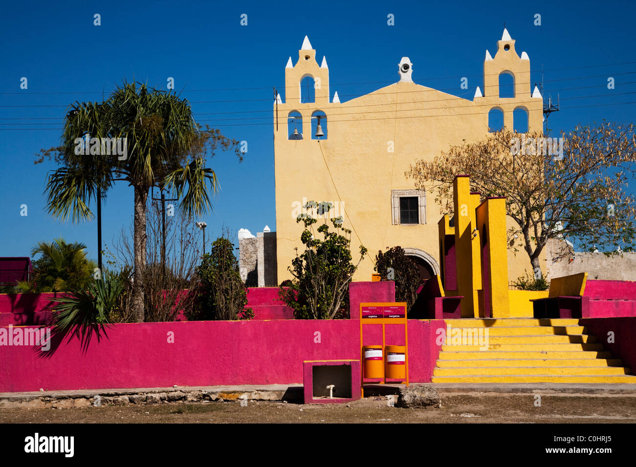 Dorfkirche in Yucatan, Mexiko Stockfoto