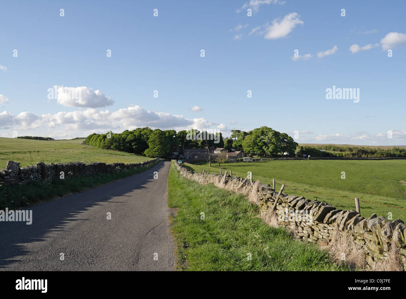 Camphill Gliding Club in der Nähe von Great Hucklow in Derbyshire England, Peak District, englischer Nationalpark Stockfoto