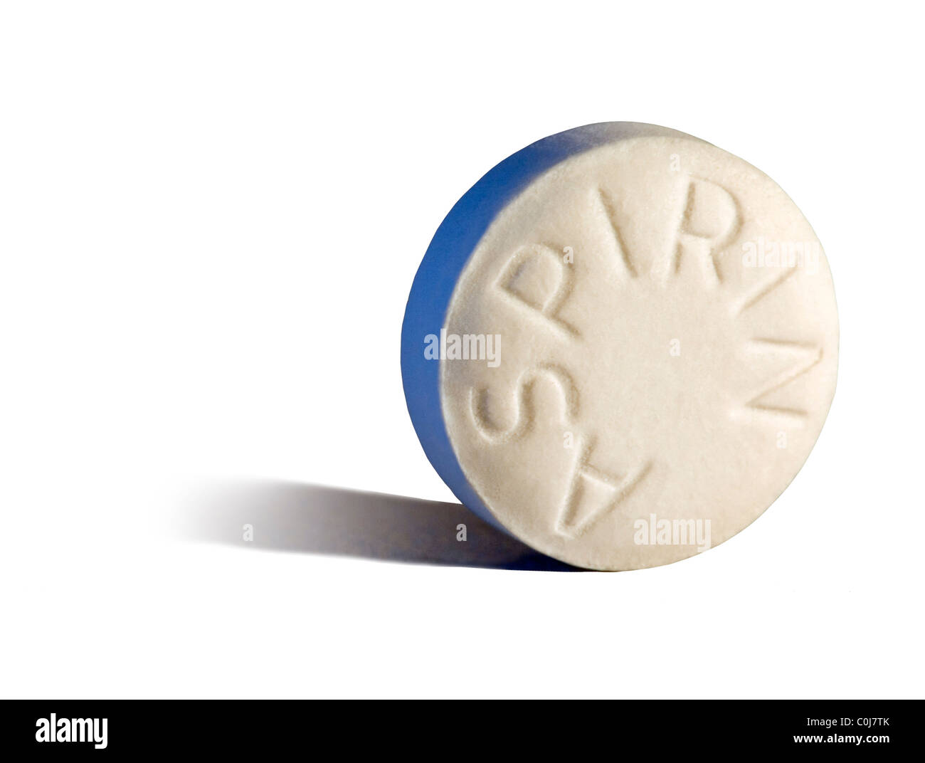 Aspirin-Tablette. Stockfoto