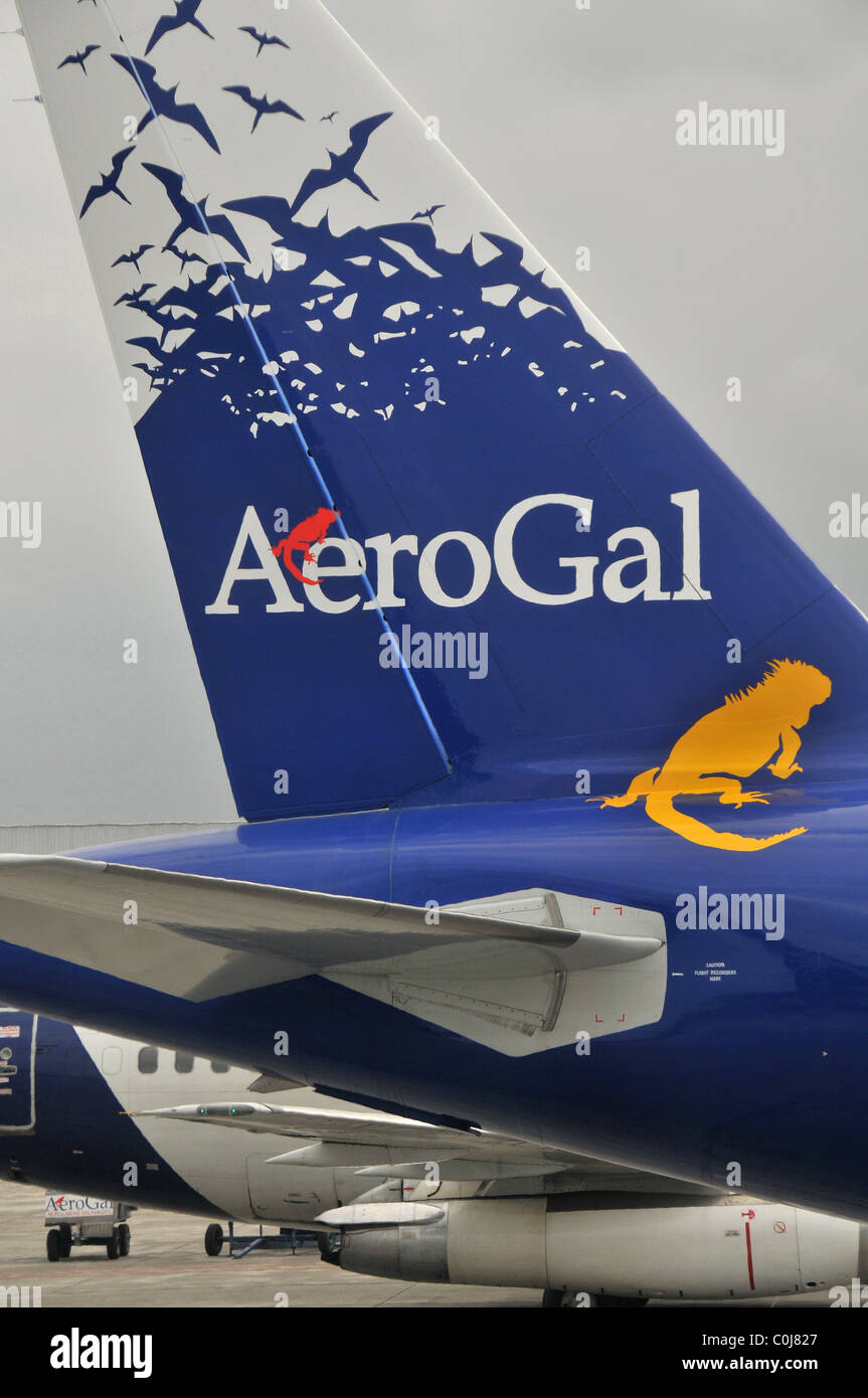 AeroGal Flugzeug Guayaquil Flughafen Ecuador Stockfotografie Alamy