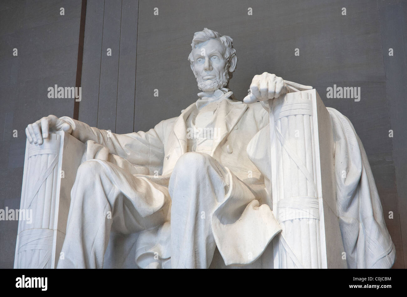 Das Lincoln Memorial in Washington DC. Stockfoto