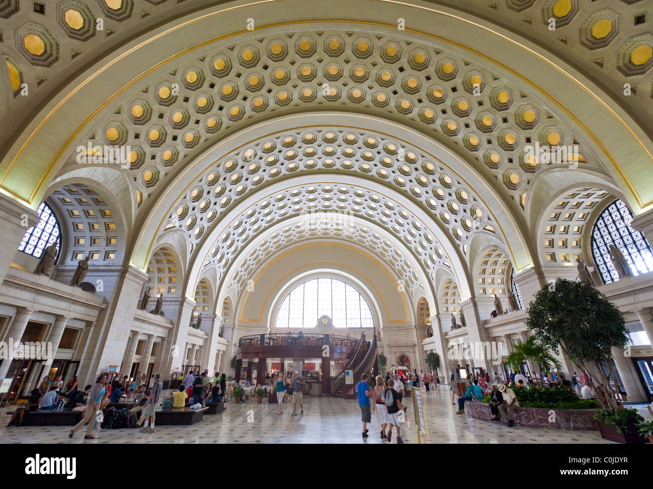 Innenansicht der Union Station in Washington, D.C. Stockfoto