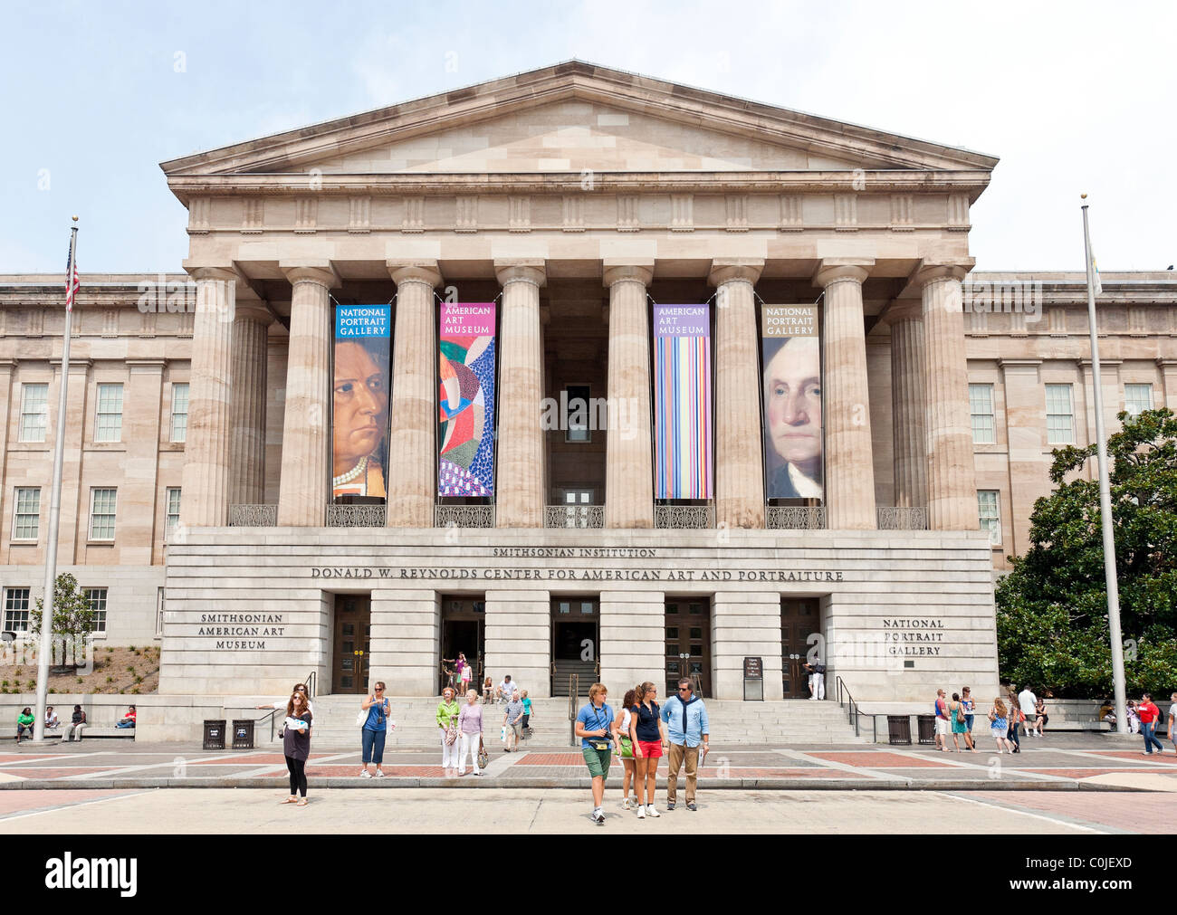 Die National Portrait Gallery in Washington, D.C. Stockfoto
