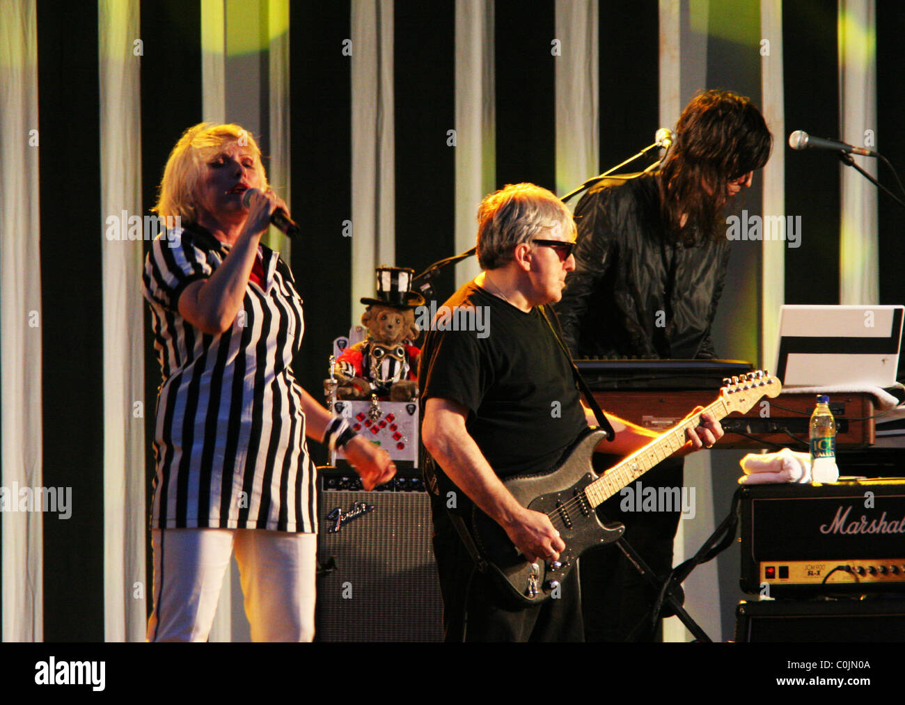 Debbie Harry von Blondie in Konzert im Excel Centre als Teil der British Motorshow 2008 London, England - 28.07.08 Stockfoto