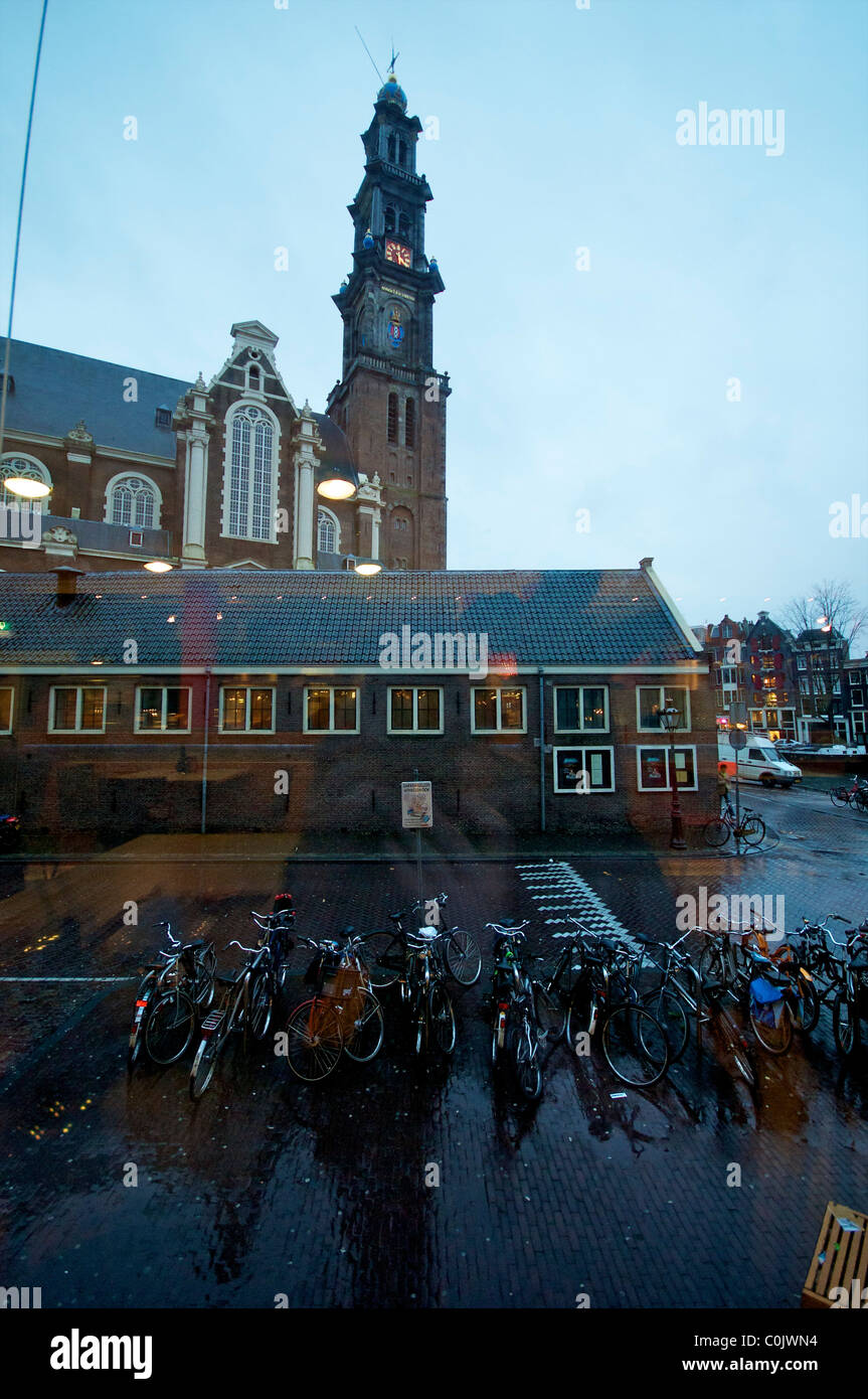 Straße, Hausfassade, shop vorne Amsterdam, Holland Stockfoto