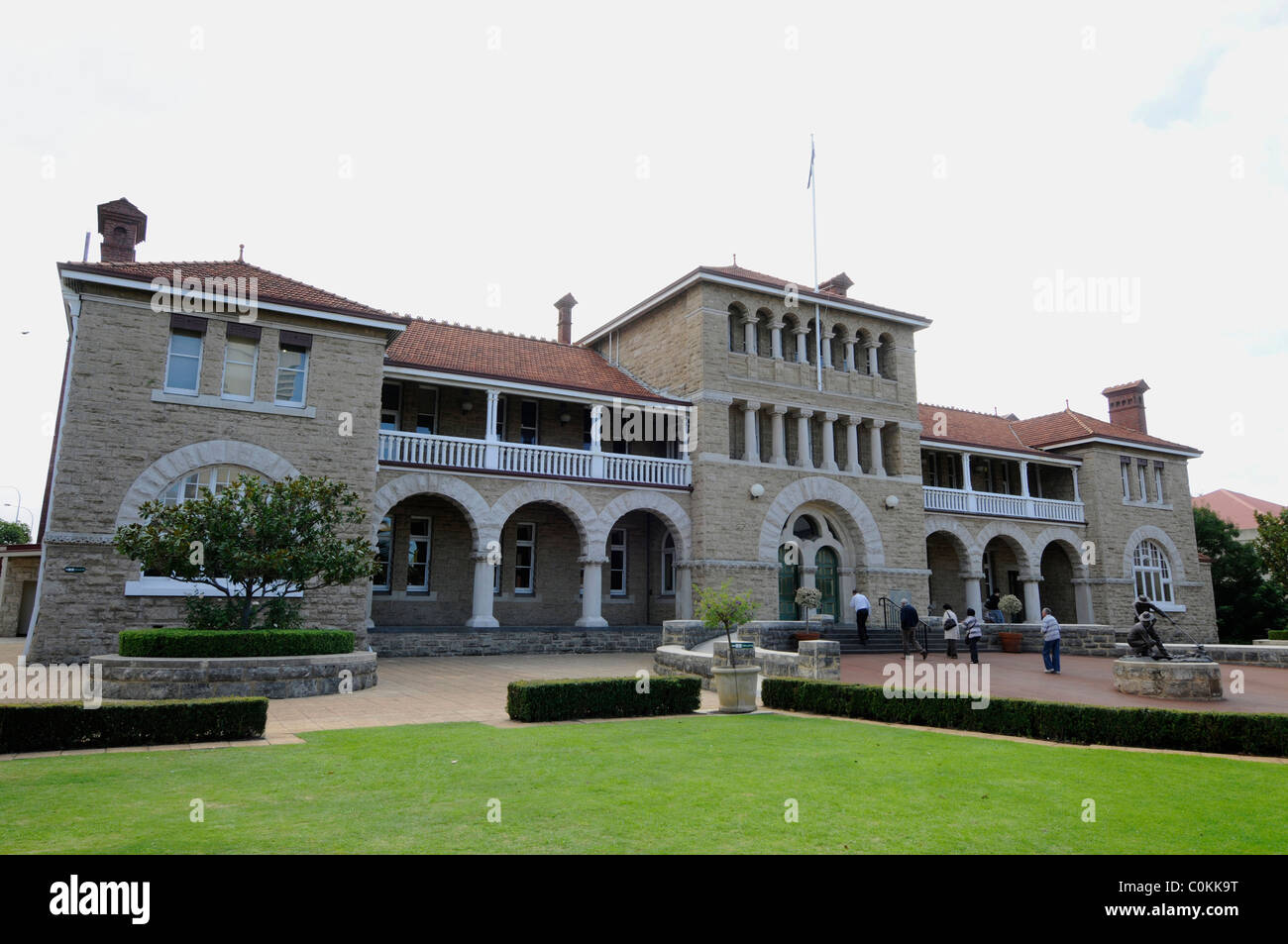 Der Royal Mint ist noch in Betrieb und ist öffentlich zugänglich in Perth, Western Australia. Stockfoto