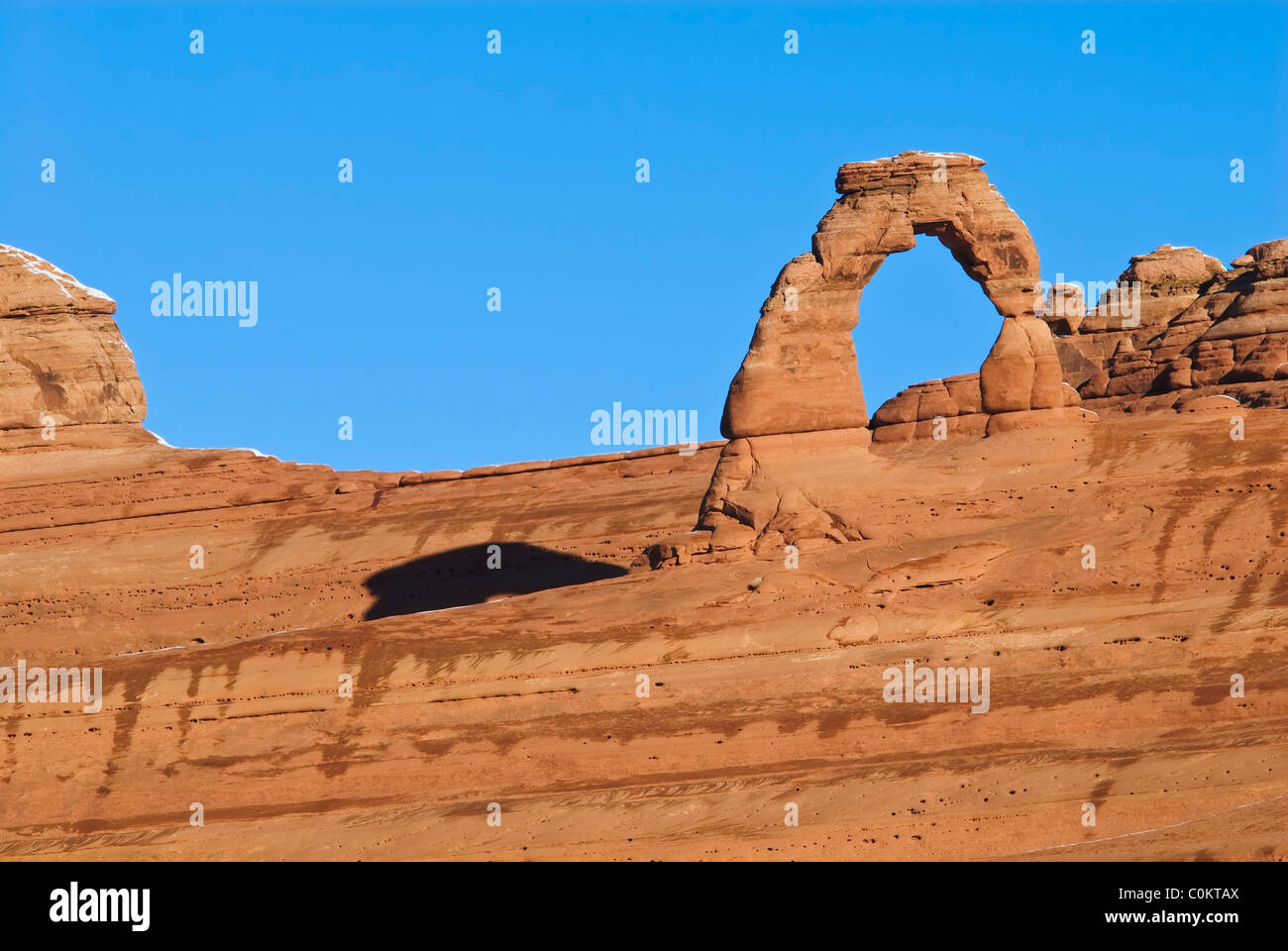 Zarte Bogen, Arches-Nationalpark, Utah Stockfoto