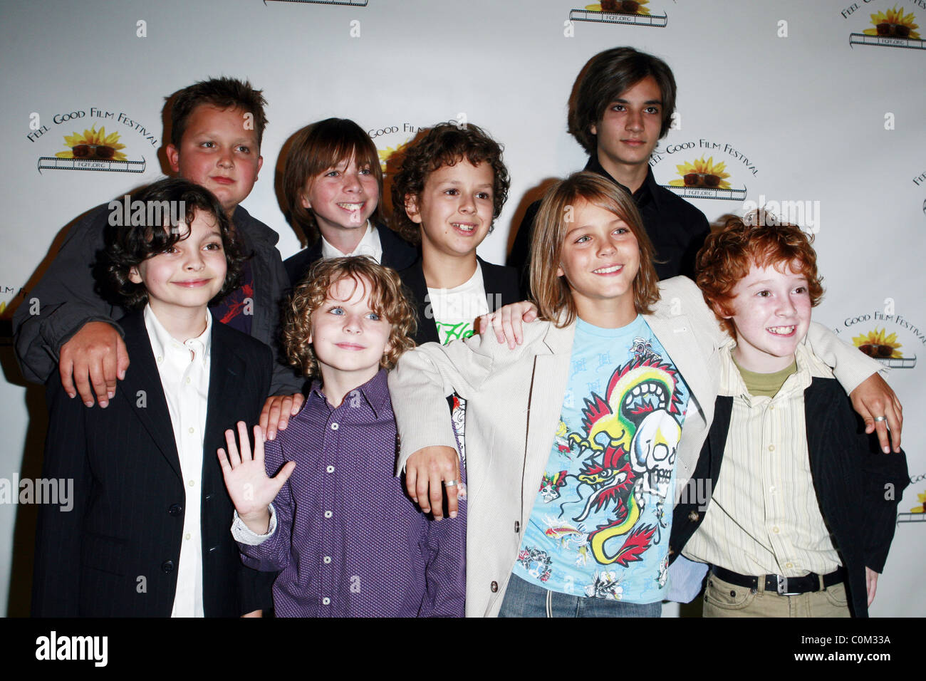 Die Regenbogen-Stamm-Kinder die Opening Night Gala des 1. jährliche fühlen gut Film Festival, gehalten im ägyptischen Theater Stockfoto