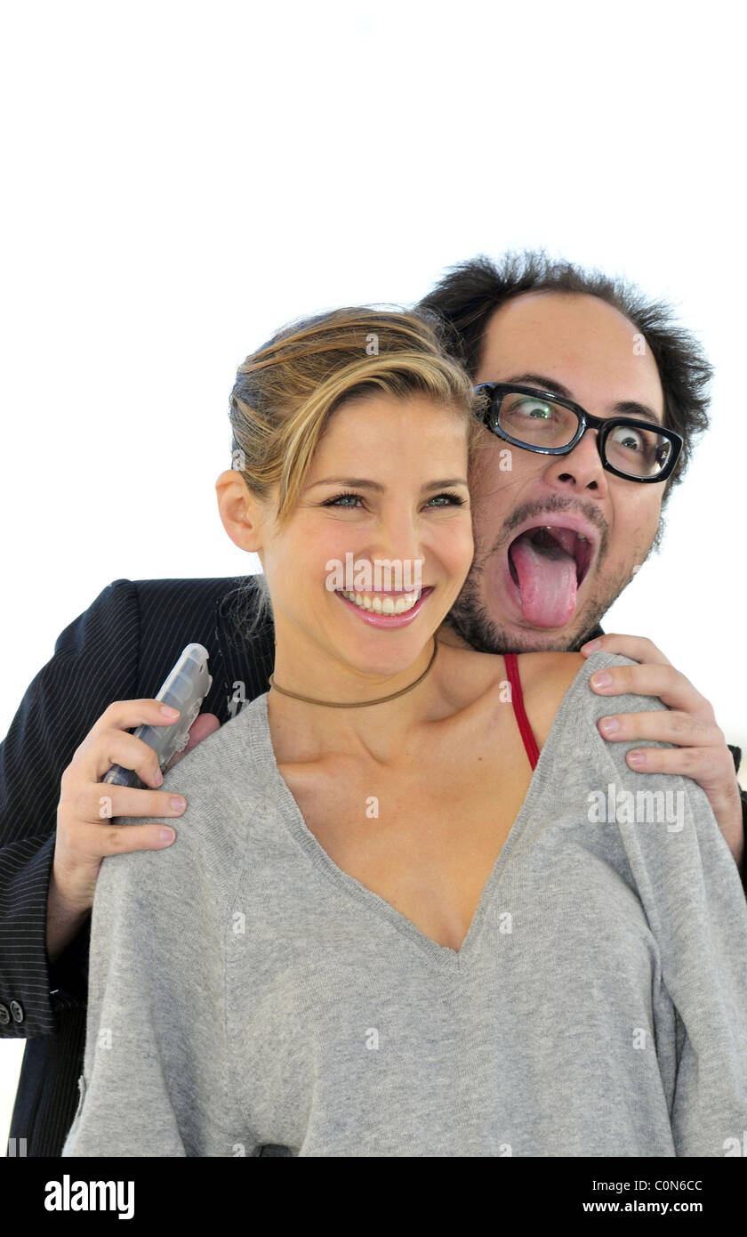 Elsa Pataky und Guillermo Toledo während ein Pressefoto rufen am 3. Tag der 41. Sitges Film Festival Barcelona, Spanien- Stockfoto