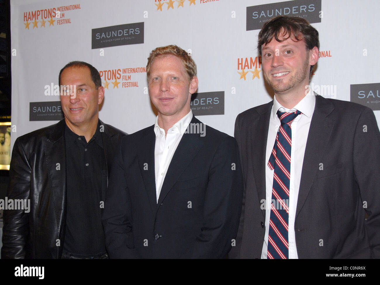 Stuart Mathusawa, Matt Tyrnauer und David Nugent Hamptons International Film Festival eröffnet mit "Valentino: der letzte Kaiser" Stockfoto