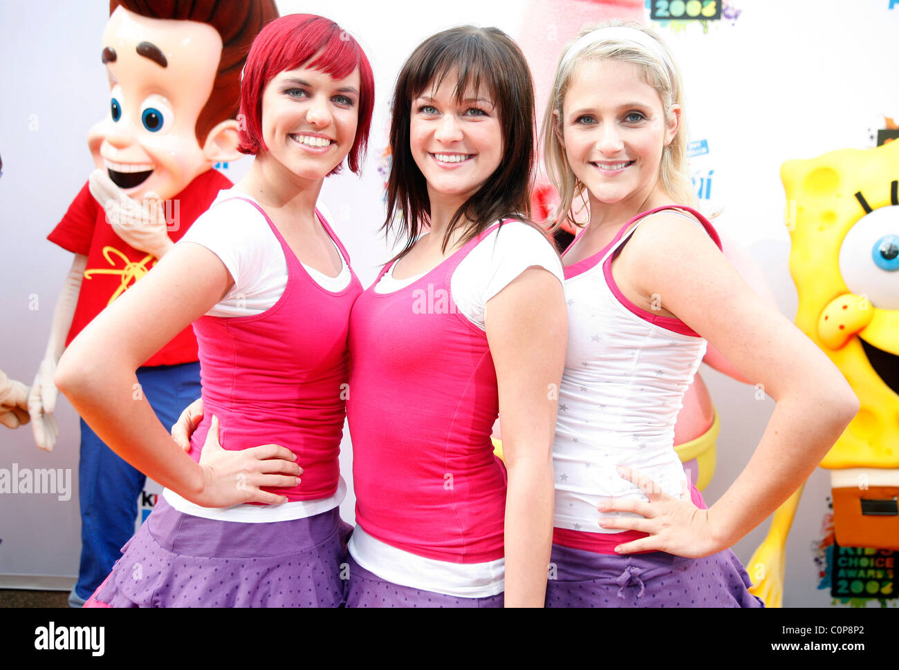 Wir3 Deutsch Kids Choice Awards 2008 im Movie Park Germany Bottrop, Deutschland - 17.10.08 Stockfoto