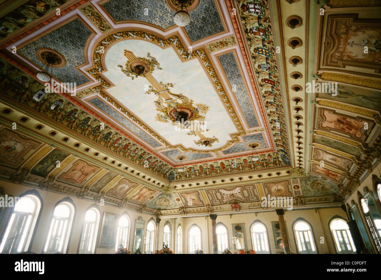 Havanna. Kuba. Die kunstvoll verzierten Palacio de Los Matrimonios aka Casino Español. Stockfoto