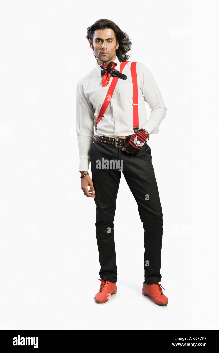 Male fashion model Ausgeschnittene Stockfotos und -bilder - Alamy