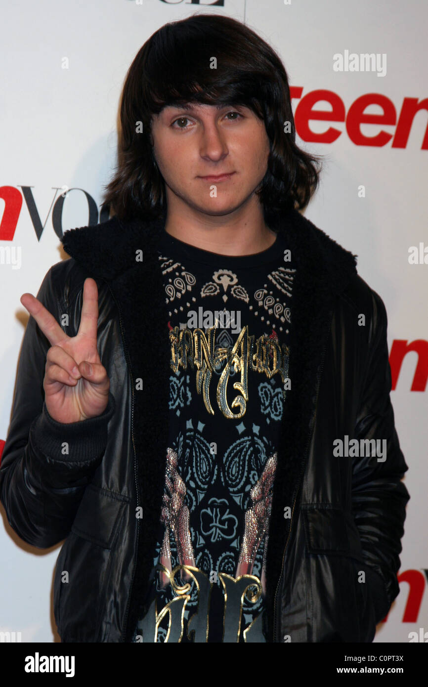 Mitchel Musso 6th Annual Teen Vogue Young Hollywood Party statt im Los Angeles County Museum of Art (LACMA) - Ankünfte Los Stockfoto