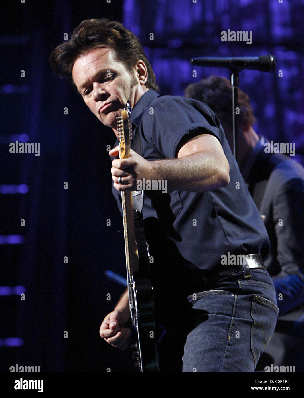 John Mellencamp führt während der Farm Aid 2008 bei Comcast Center Mansfield, Massachusetts - 20.09.08 Stockfoto