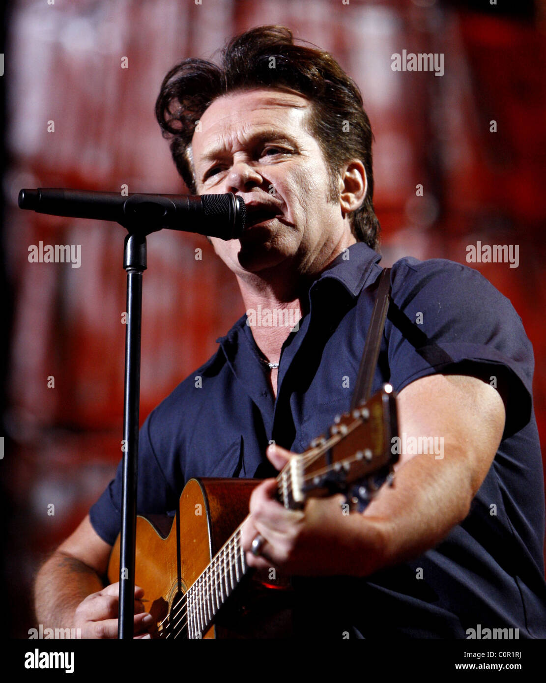 John Mellencamp führt während der Farm Aid 2008 bei Comcast Center Mansfield, Massachusetts - 20.09.08 Stockfoto