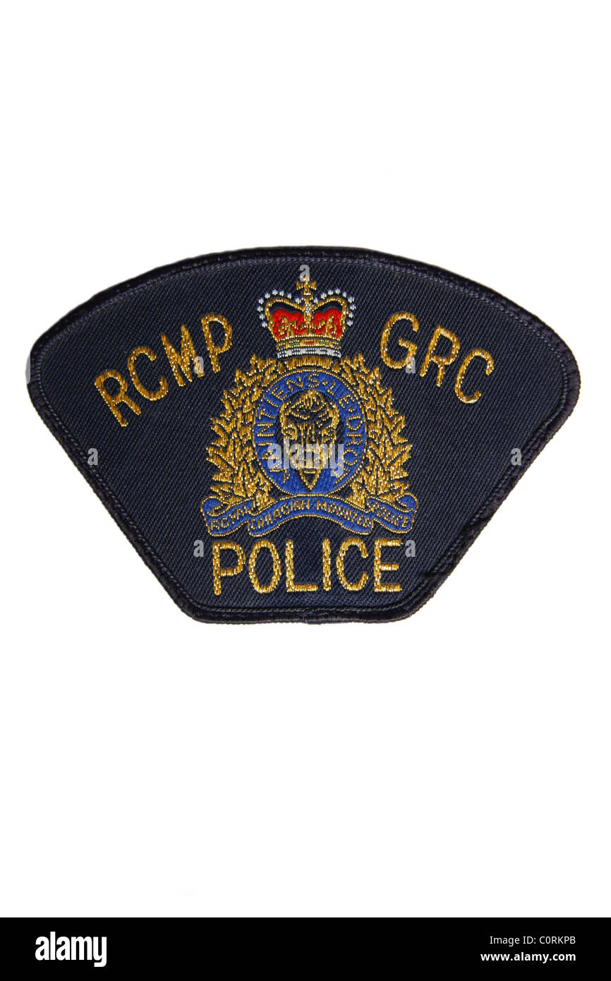 RCMP Royal Canadian Mounted Police patch Stockfoto