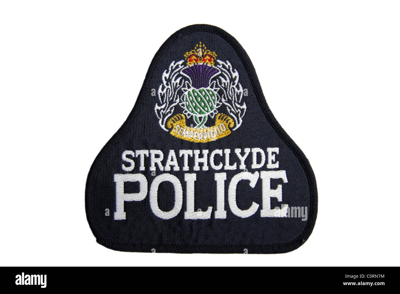 Strathclyde UK Police patch Stockfoto