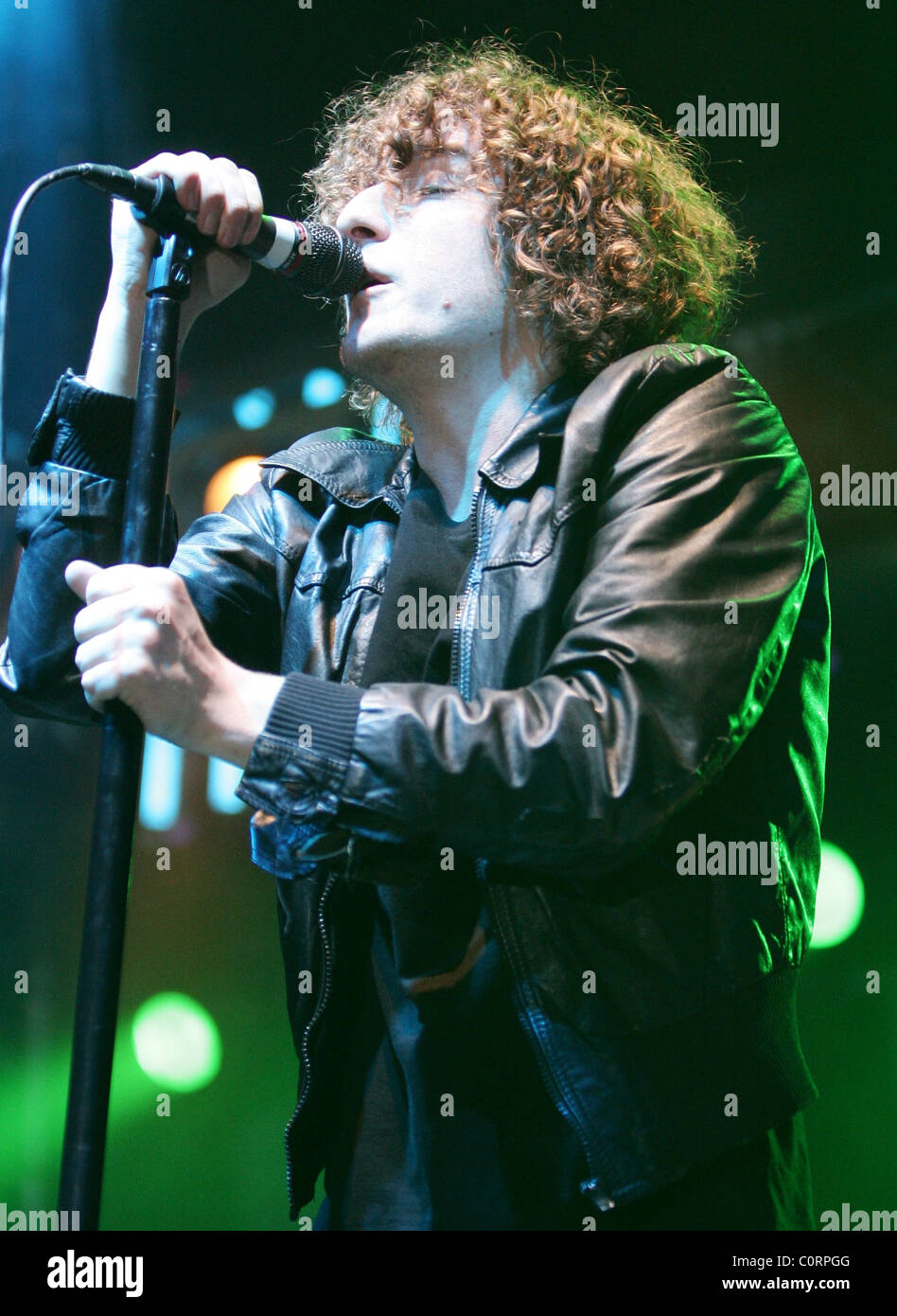 Die Pigeon Detectives durchführen live an der Leeds Academy Leeds, England - 17.12.08 Mark Readman / Stockfoto