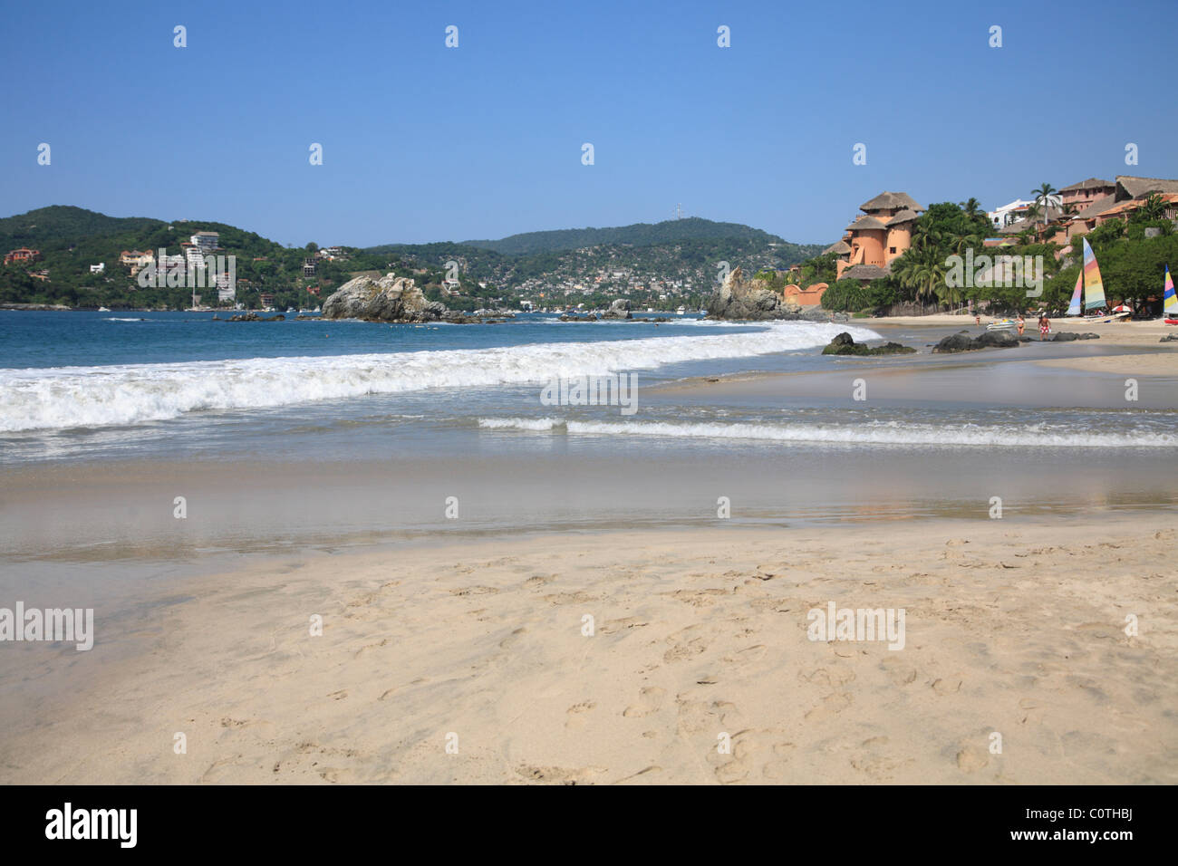 Playa La Ropa, Pazifik, Zihuatanejo, Guerrero state, Mexiko, Nordamerika Stockfoto