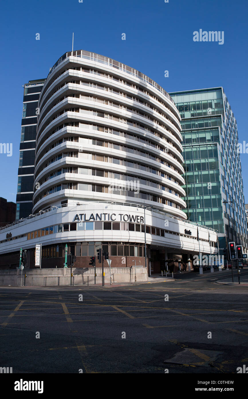 Das Thistle Atlantic Tower Hotel In Liverpool Stockfoto