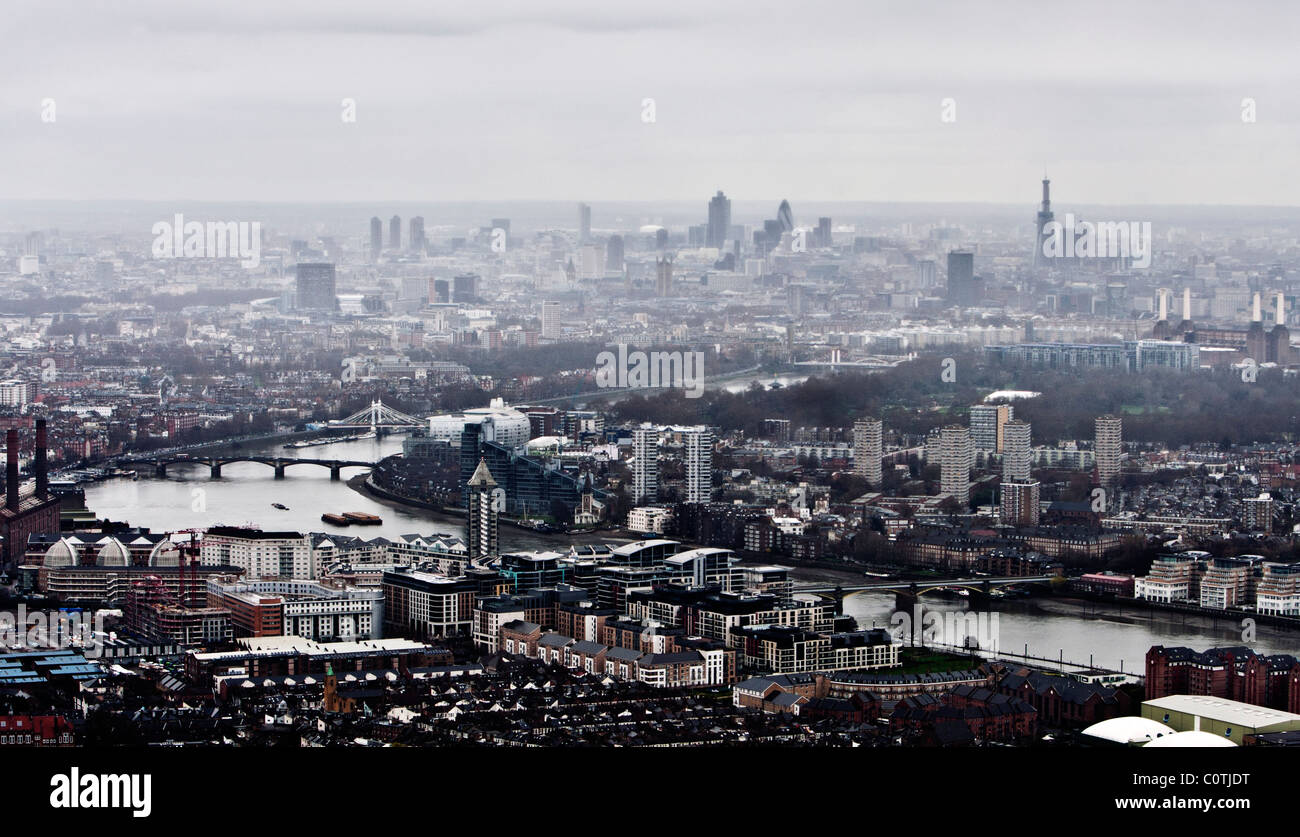 Luftbild von der City Of London, Greater London Stockfoto