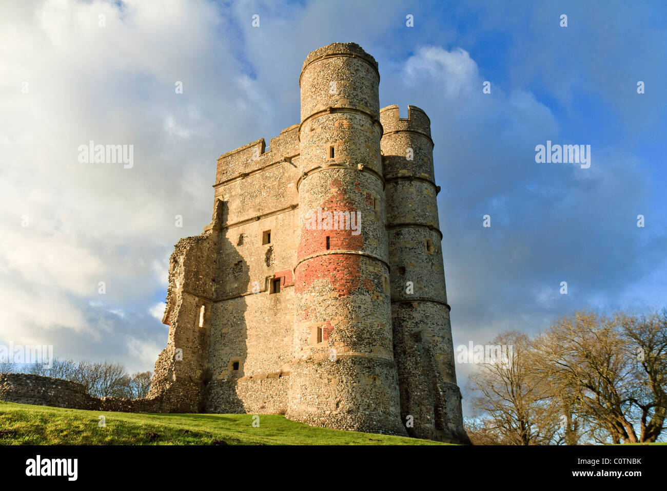 UK Berkshire Donnington Castle Stockfoto