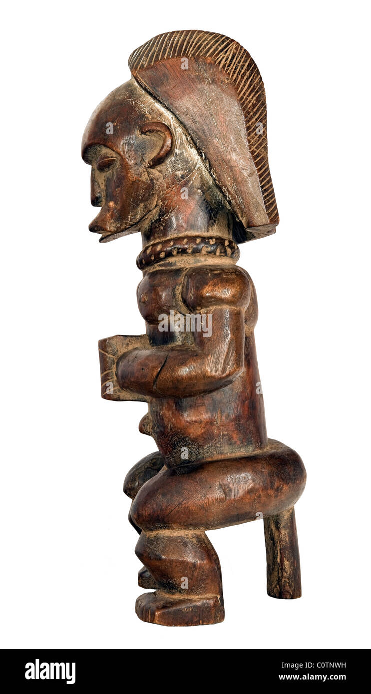 Afrikanische Kunst Fang statuette Stockfoto