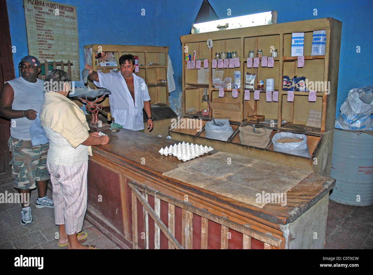 Staatlichen Speicher für öffentliche Nahrungsmittelhilfe, Camagüey, Kuba Stockfoto