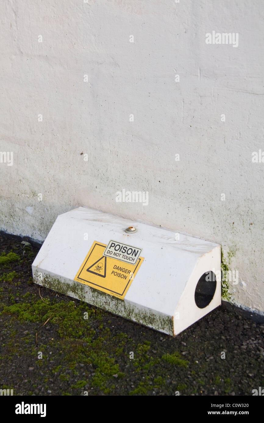 Eine Köderbox Ratte - eine Form der Rattenfalle, die Poison enthält  Stockfotografie - Alamy