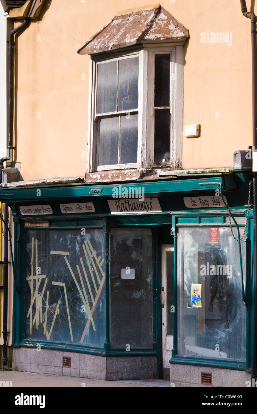 Rezession-Store in Abingdon, Oxfordshire Stockfoto