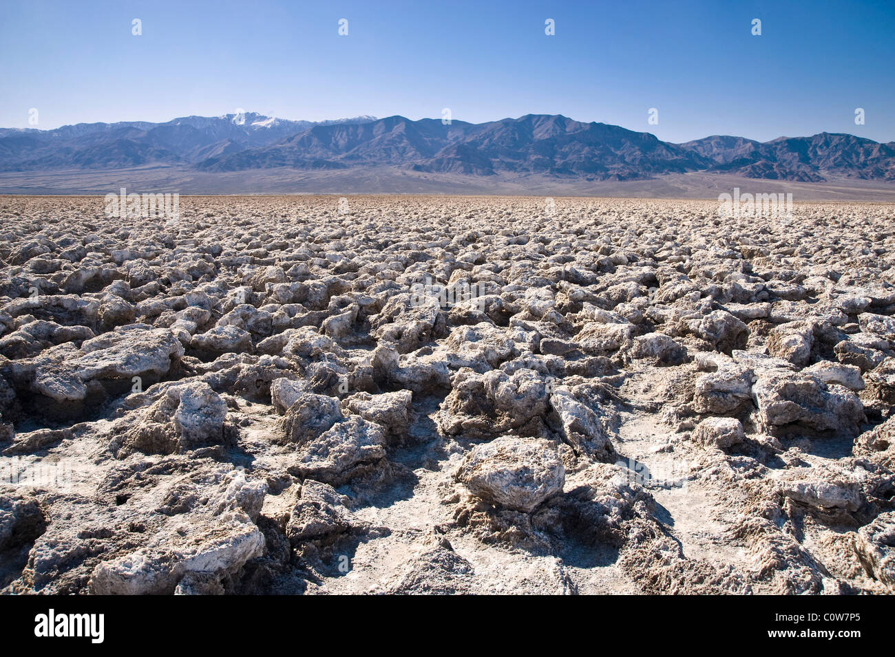 "Devils Golf Course" Death Valley, USA Stockfoto