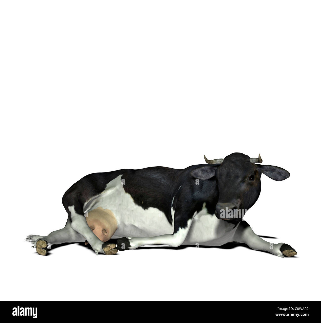 Kuh-Abbildung Stockfoto