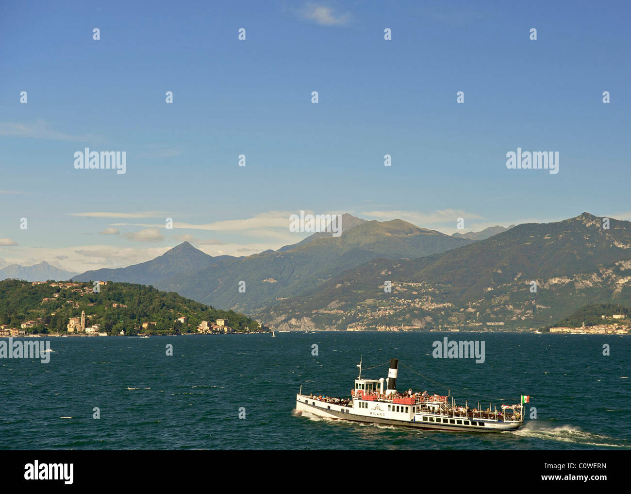 Bellagio, Comer See, Italia, Italien, Italien, Lago di Como, Comer See, Villa Balbianello, Lenno, Casino Royale, James Bond Stockfoto