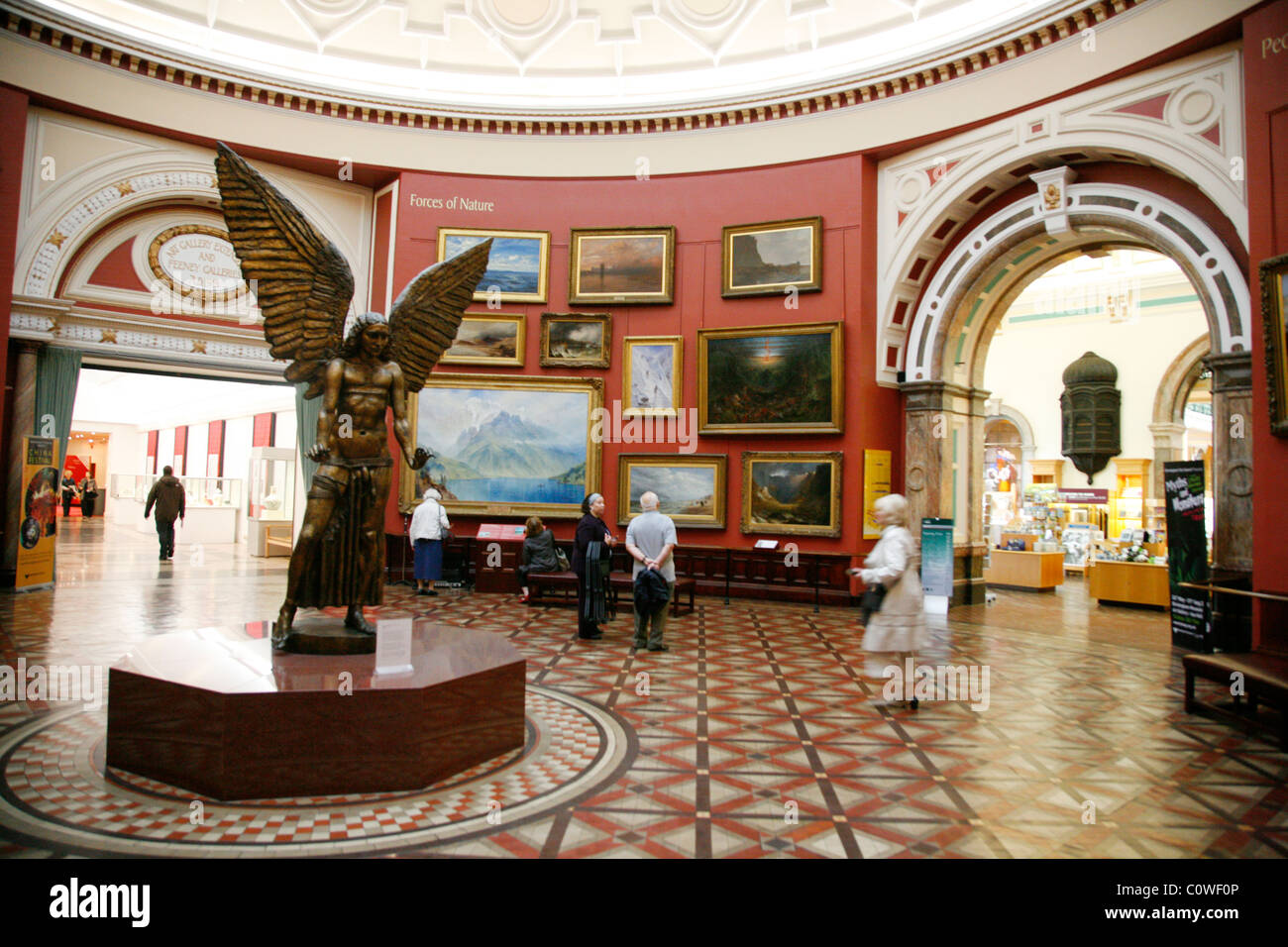 Birmingham Museum and Art Gallery bei Chamberlain Quadrat, Birmingham, England, UK. Stockfoto