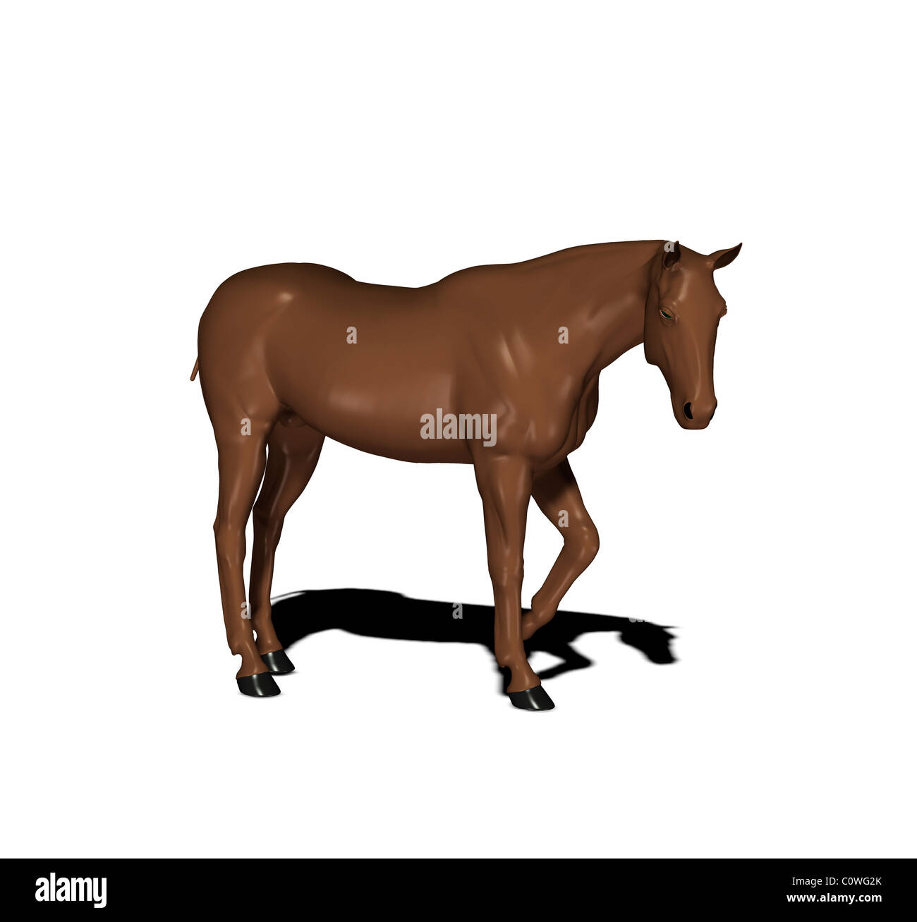 Pferd-Abbildung Stockfoto