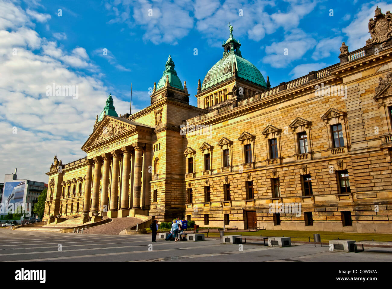 Bundesverwaltungsgericht oder Bgh Gebäude, Leipzig, Germanybuilt 1885 Stockfoto