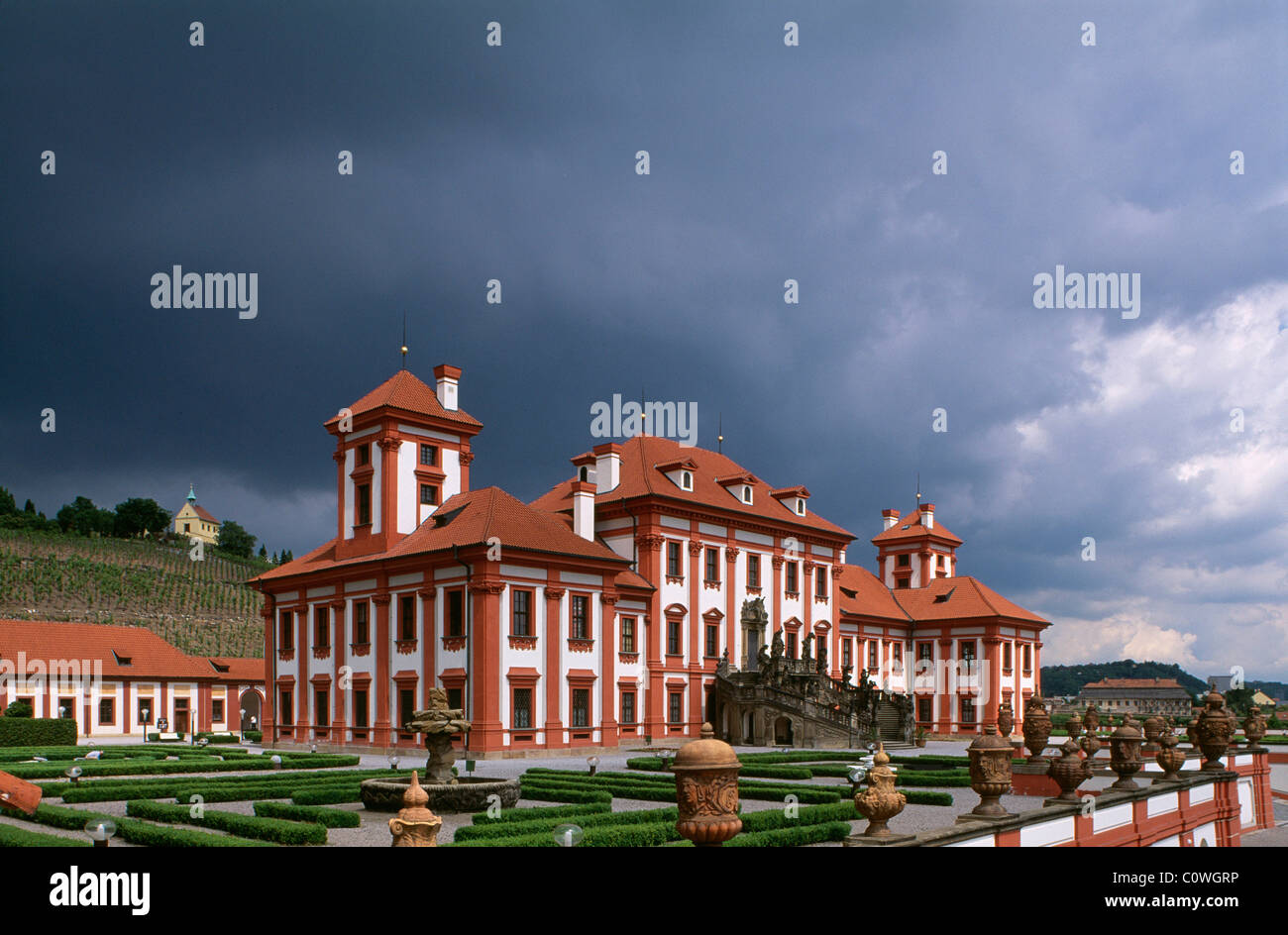 Schloss Troja in der Nähe von Prag, Tschechische Republik Stockfoto