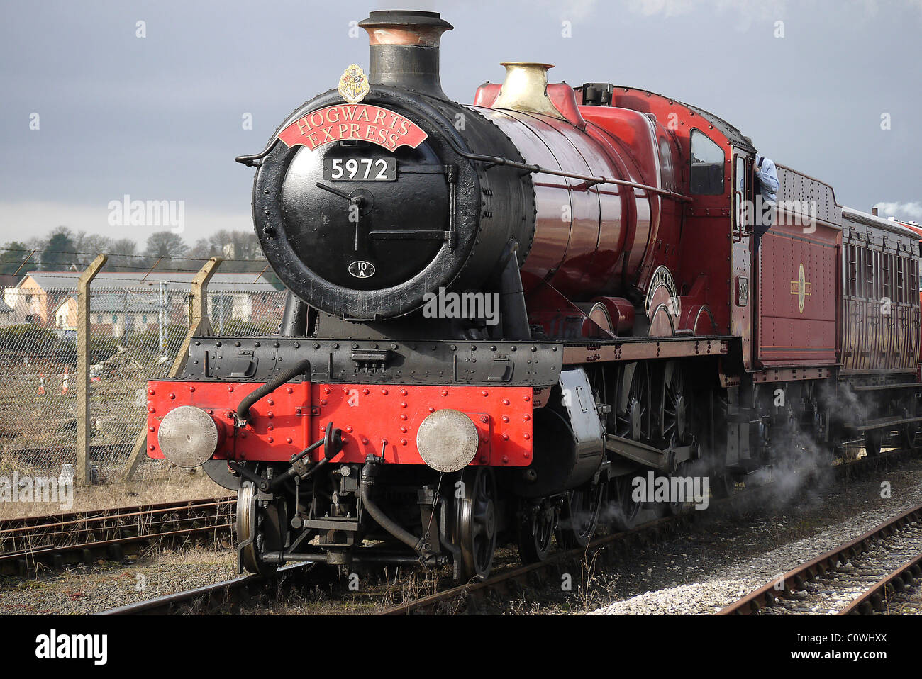 Oulton Hall aus den Harry Potter Filmen Stockfoto