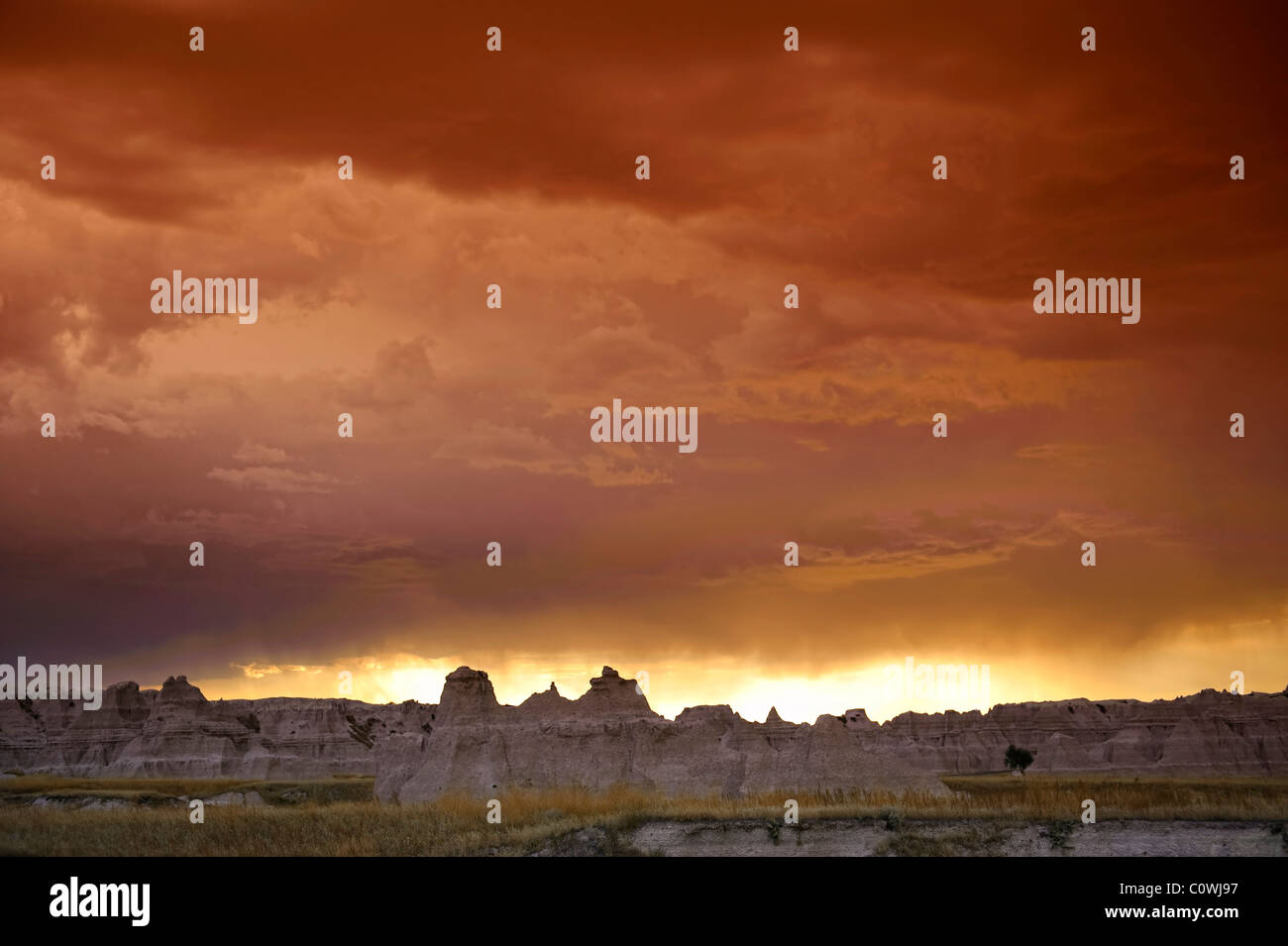 Badlands Nationalpark, South Dakota, USA Stockfoto